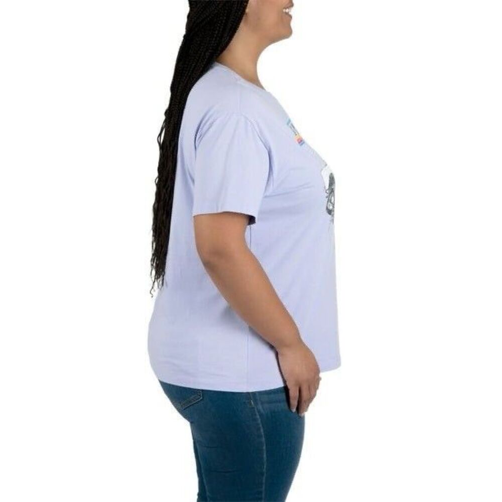 Licensed Women's Relaxed Fit Vehicles Graphic Short Sleeve Tee Size L - Picture 5 of 11